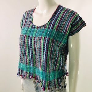 Cute Vintage Hippy Boho cropped Top